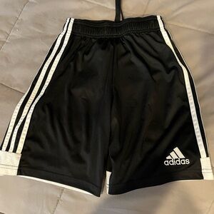 Black Adidas youth shorts